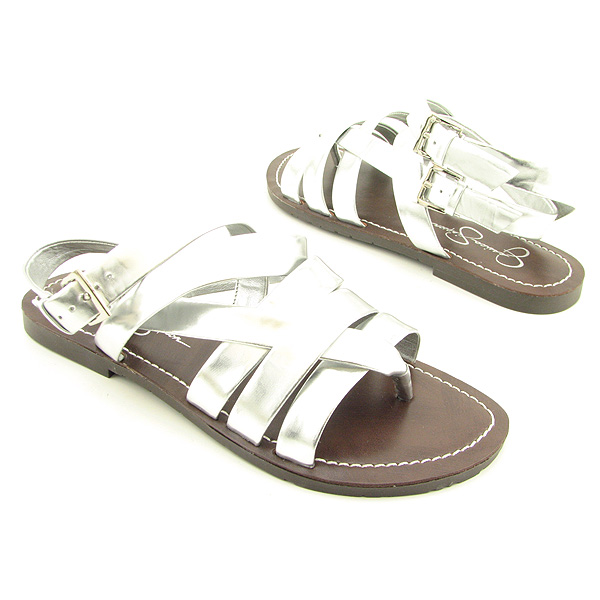 JESSICA-SIMPSON-Janco-Sandals-Shoes-Silver-Womens-