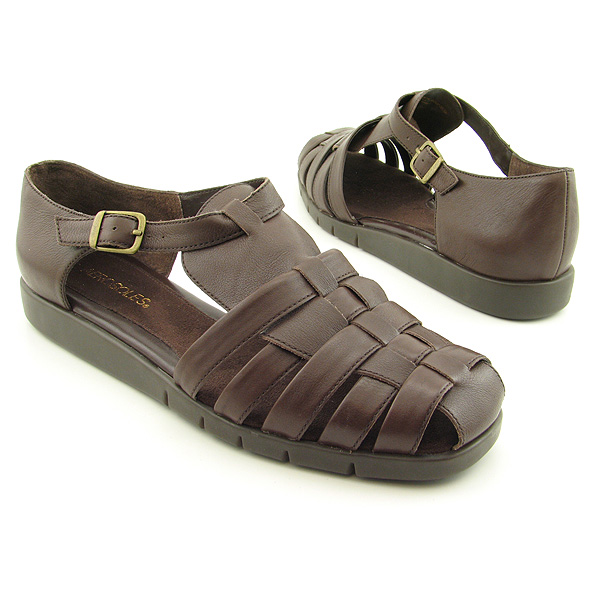 AEROSOLES Yentil Soup Sandals Shoes Brown Womens