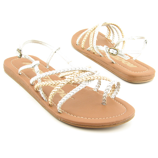 ROCKET-DOG-Dingo-Sandals-Gold-Shoes-Silver-Womens-