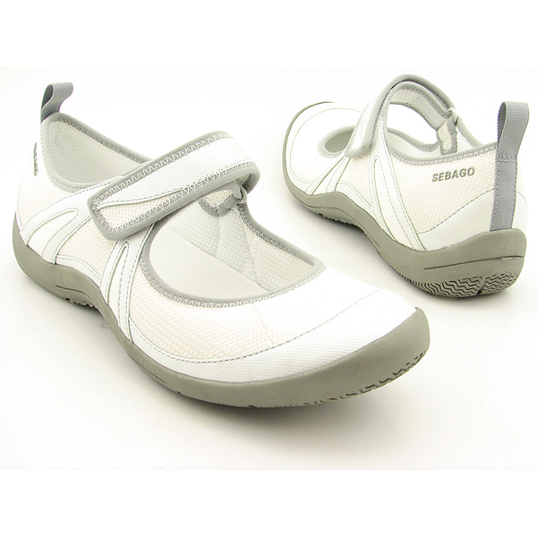 SEBAGO Cascade Swirl Slip-on Shoes White Womens