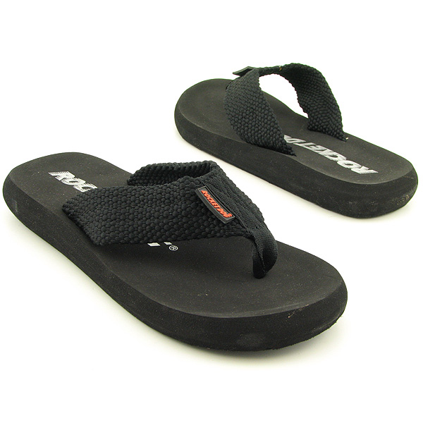 ROCKET-DOG-Sunset-Sandals-Thongs-Shoes-Black-Women