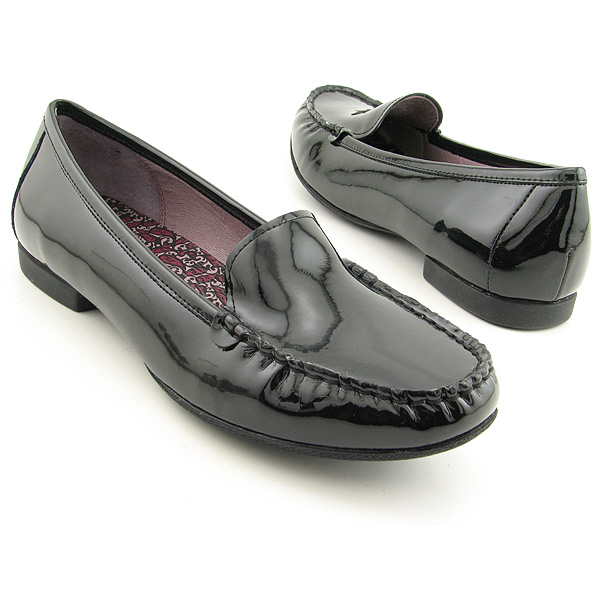 SEBAGO Windsor Moc Loafers Shoes Black Womens
