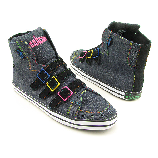 PUNKROSE Kimmy Sneakers Shoes Blue, Navy Blue Womens