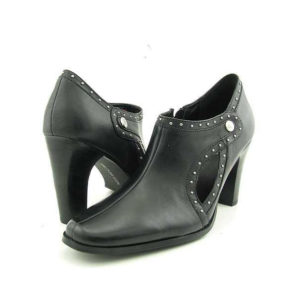HARLEY DAVIDSON Riley Boots Motorcycle Shoes Black Womens