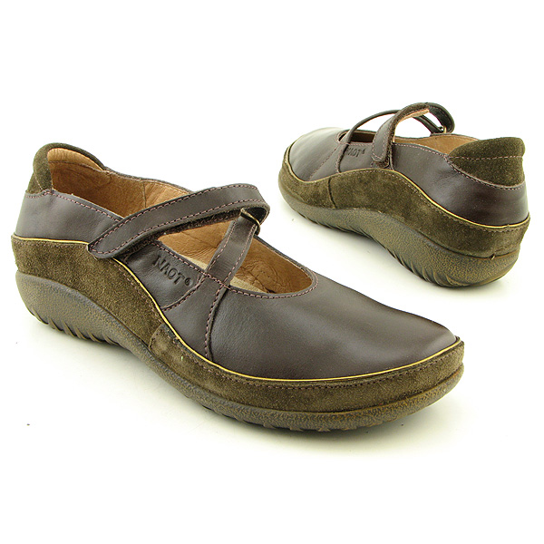 NAOT-Tangata-Flats-Shoes-Brown-Womens-47-2B-1041-1