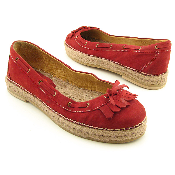 MICHAEL KORS Seaside Loafers Shoes Red Womens - 08-3C-1490-1