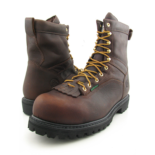 Post image for GEORGIA G8341 8″ Low Heel Logger Wide Boots Work Shoes Brown Mens