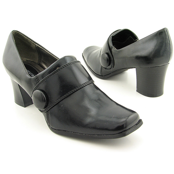 NATURALIZER Labyrinth Heels Pumps Shoes Black Womens