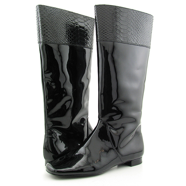 COACH Fresna Boots Shoes Black Womens