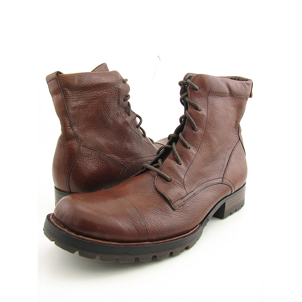 BORN Brown Oxford Boot Boots Casual Shoes Brown Mens
