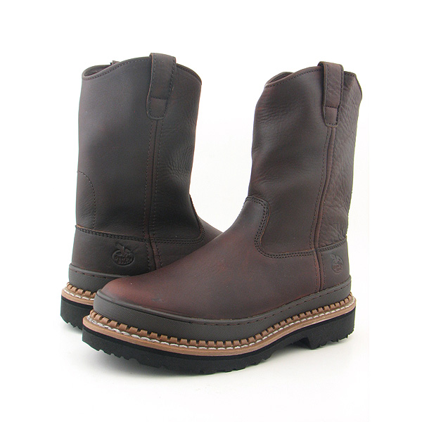 Post image for GEORGIA 3304 Wellington Giant Wide Boots Work Shoes Brown Womens