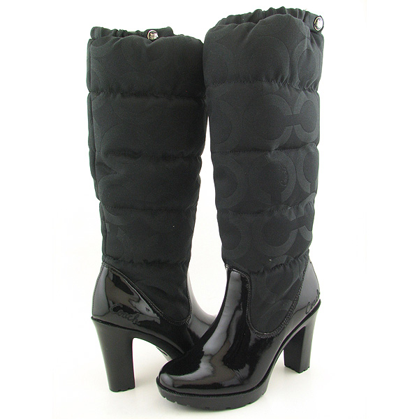 COACH Loryn Boots Shoes Black Womens