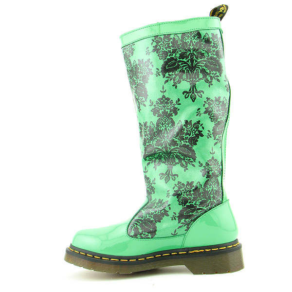 DR DOC MARTENS Nellie Green Boots Rain Shoes Womens 6 eBay