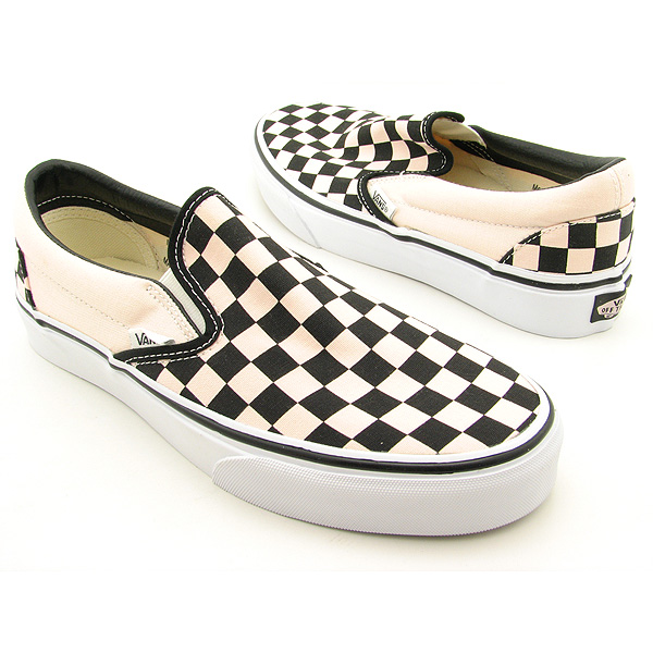 VANS Classic Slip On Pink Casual Skate Shoes Mens 5