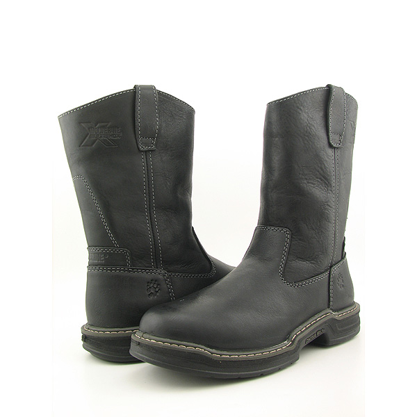 Post image for WOLVERINE Raider Contour Welt Well New X Wide Boots Work Shoes Black Mens
