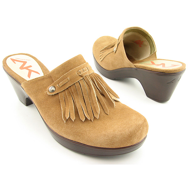 ANNE KLEIN SPORT Grady Clogs Mules Shoes Beige, Khaki, Tan Womens