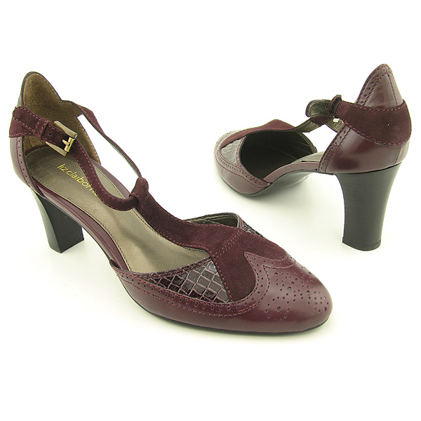 LIZ CLAIBORNE Maura New Heels Pumps Shoes Burgundy Womens