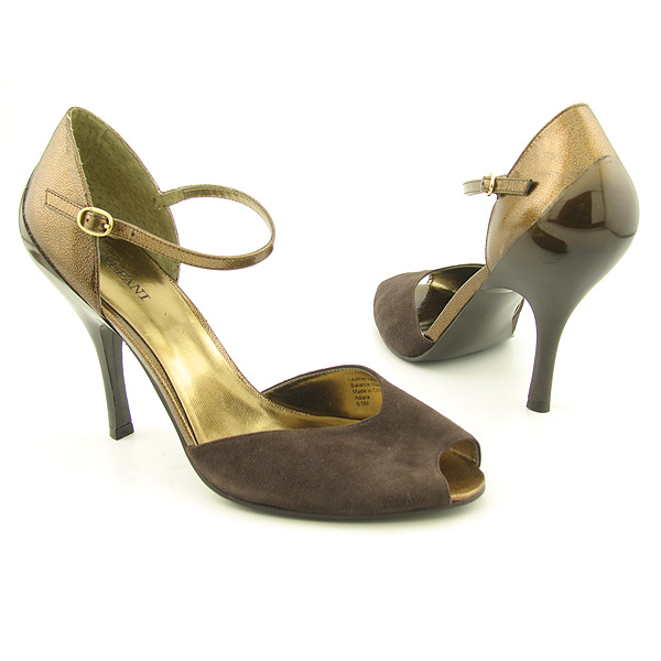ALFANI Adara Heels Slides Shoes Brown Womens