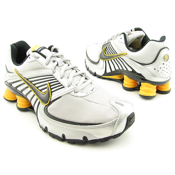 NIKE Shox Turbo+ 8 New Running Shoes Silver Mens