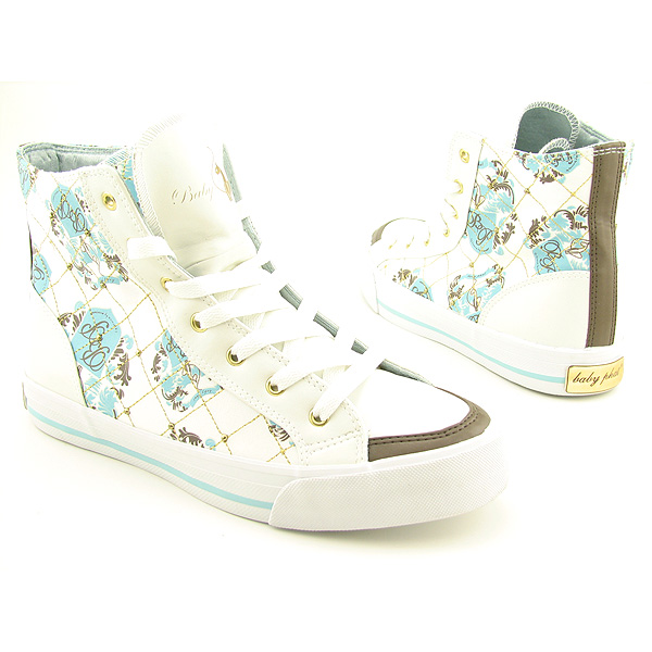 BABY PHAT Monamour HI Lace-Up Shoes White Womens