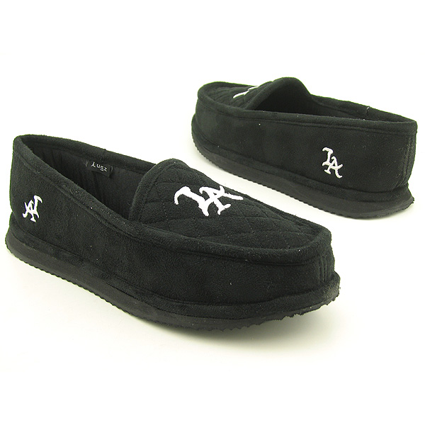 LUGZ Cultura LA Quilt Loafers Shoes Black Mens