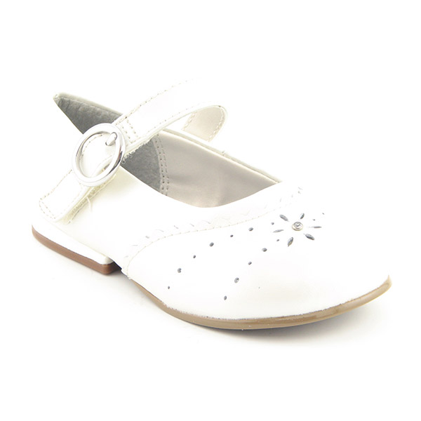 STRIDE RITE Camila Wide Mary Janes Shoes Ivory