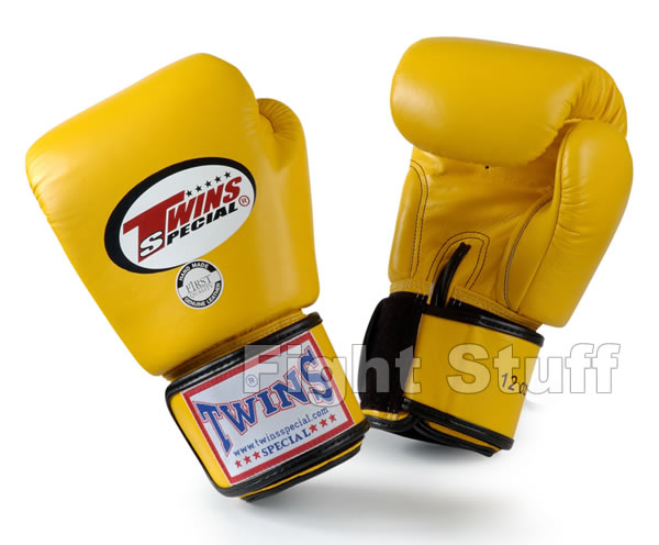 Twins Yellow Boxing Gloves - 12oz