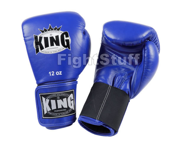 King Blue Boxing Gloves - 10oz