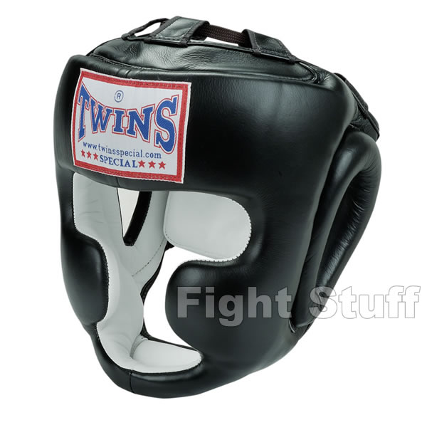 Twins Black Head Protection For Contact Sparring (M)