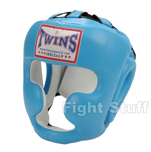 Twins Light Blue Head Protection For Sparring (M)