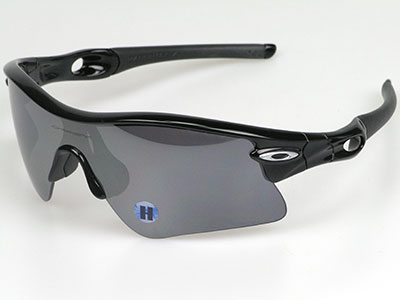 NEW OAKLEY SUNGLASSES RADAR RANGE POLRZD BLK/BLK 09-668