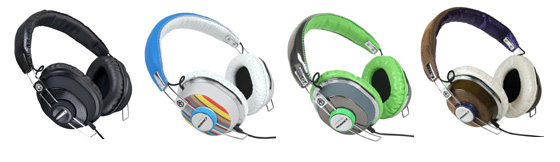 Aerial7 Chopper 2 in-line microphone headphones in Blaq, Britt, Hype and Mojave