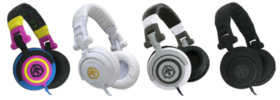 Aerial7 Tank headphones in storm, blizzard, shade and midnight