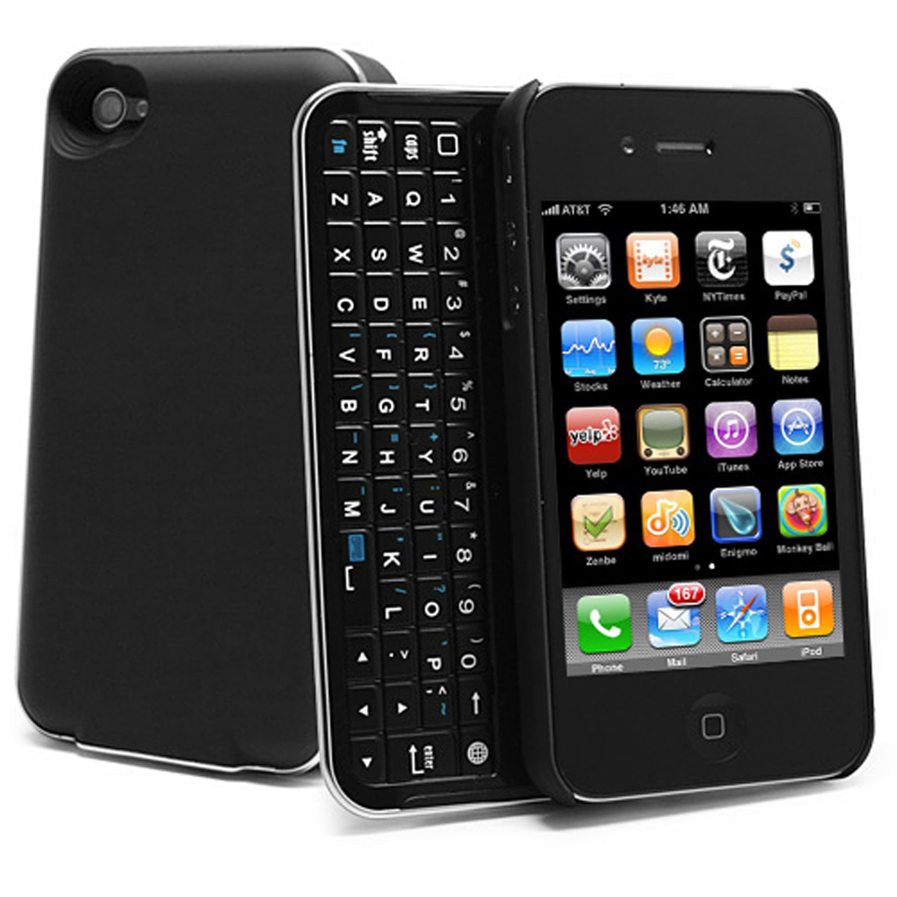 Ctech Wireless Bluetooth Slide Keyboard iPhone 4 Case eBay