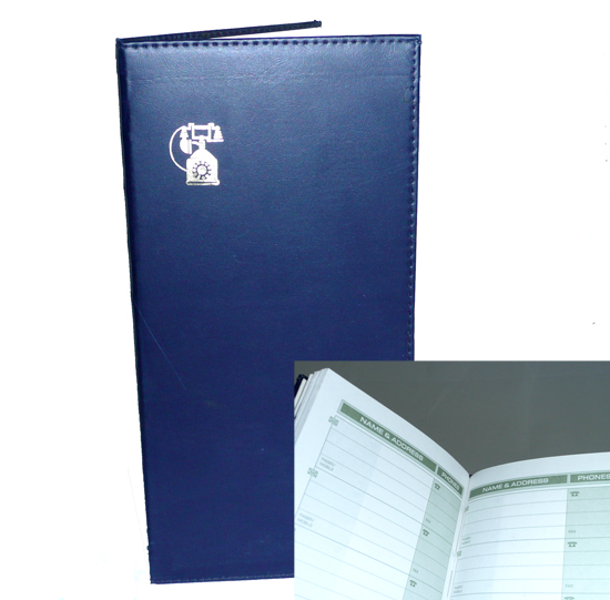 NEW ADDRESS BOOK A TO Z TELEPHONE PAD FAUX LEATHER