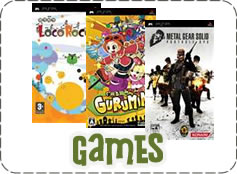 PSP Games at Gamerz Bunker