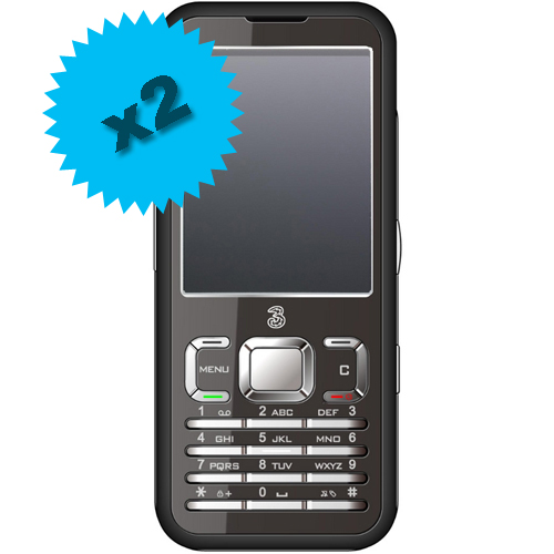 3 Skypephone S2 Twin Pack