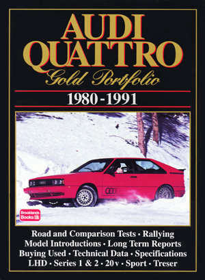 Brooklands Books Audi Quattro Gold Portfolio 19801991