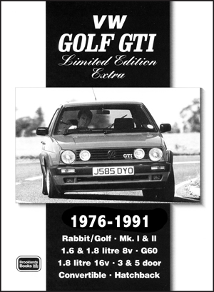 Brooklands Books VW Golf GTI Limited Edition Extra 19761991