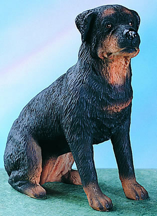 ROTTWEILER DOG FIGURINE *ADORABLE & CUTE* ANIMAL STATUE