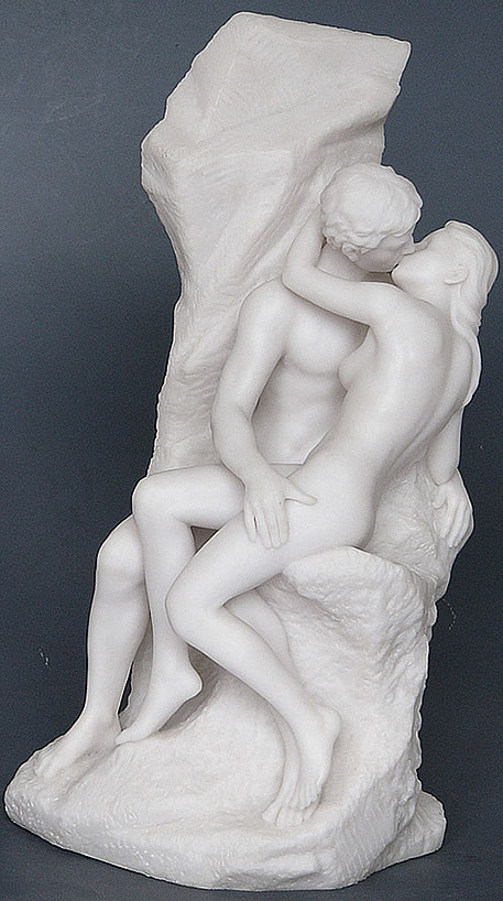 GREEK "THE KISS" STATUE - ROMAN ART SCULPTURE *GORGEOUS