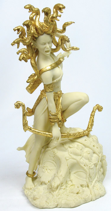 GREEK/ROMAN MEDUSA STATUE *MUSEUM ART SCULPTURE* NEW