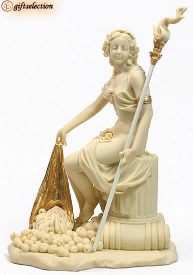 GREEK MYTHOLOGY -EARTH GODDESS DEMETER SCULPTURE/STATUE