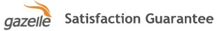 Gazelle Satisfaction Guarantee