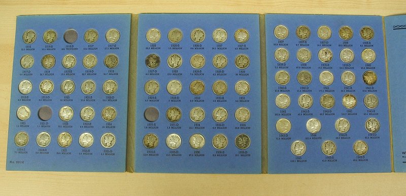 10,000 pc. 10 c Mercury Dimes Unsearched, Fresh