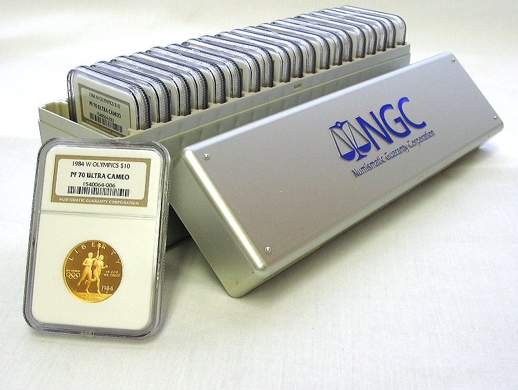 20 pc Box $10 1984W Gold NGC PF70UC Low Pop Ultra Rare