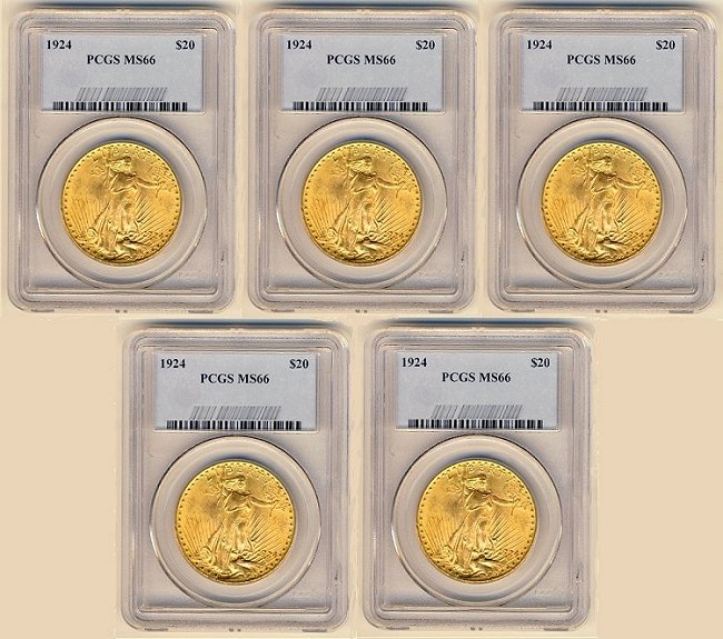 10 GOLD NGC/PCGS $20 GAUDEN MS66 + 1984W PR70 DCAM