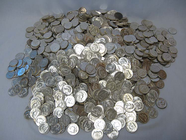 250 BU FRANKLIN 50c 1960-1963