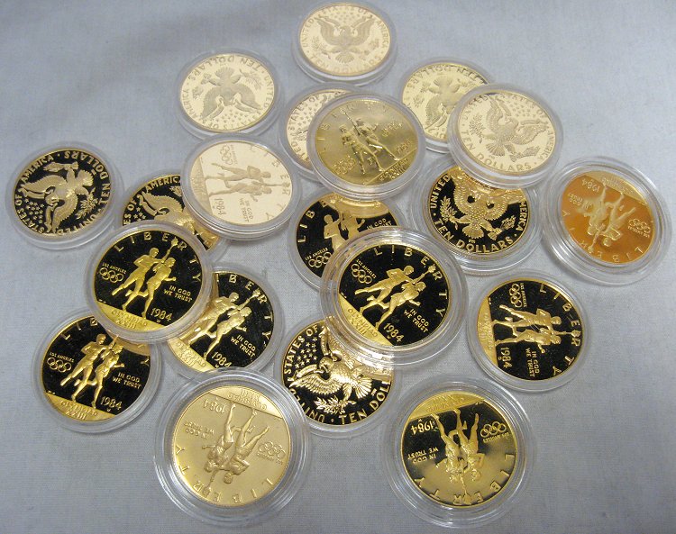 20 MINT SEALED US GOLD COINS 1984 $10