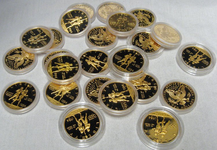 100 MINT SEALED US GOLD COINS 1984 $10